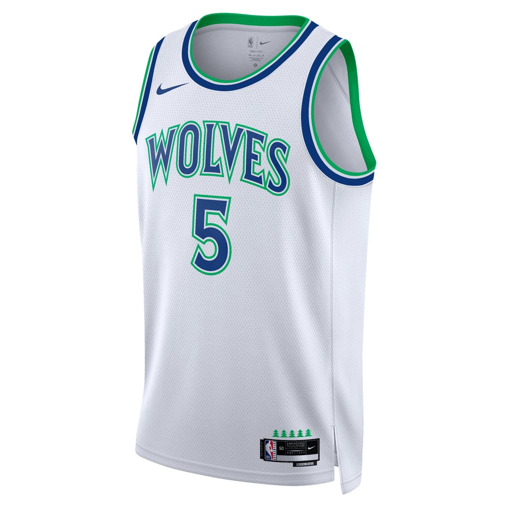 Nike Minnesota Timberwolves Anthony Edwards #5 Association Edition Swingman Jersey – White