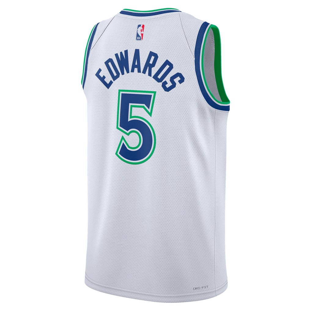 Nike Minnesota Timberwolves Anthony Edwards #5 Association Edition Swingman Jersey – White