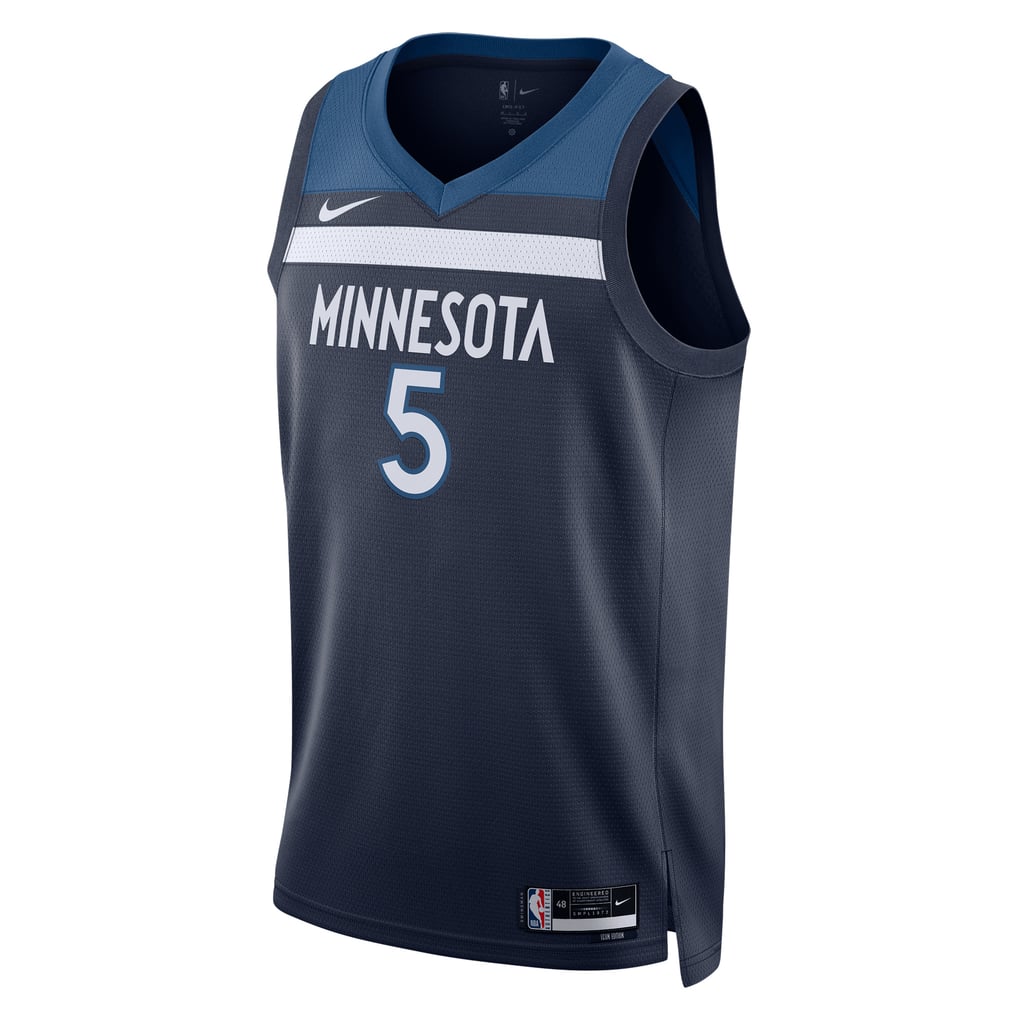 Nike Minnesota Timberwolves Anthony Edwards #5 City Edition Swingman Jersey – Dark Navy