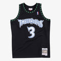 Mitchell & Ness Minnesota Timberwolves Stephon Marbury #3 Hardwood Classics 1997-98 Swingman Jersey – Black