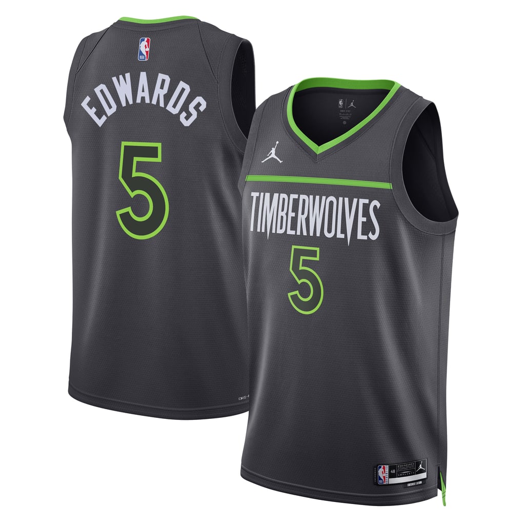 Jordan Brand Minnesota Timberwolves Anthony Edwards #5 Statement Edition Swingman Jersey – Dark Grey
