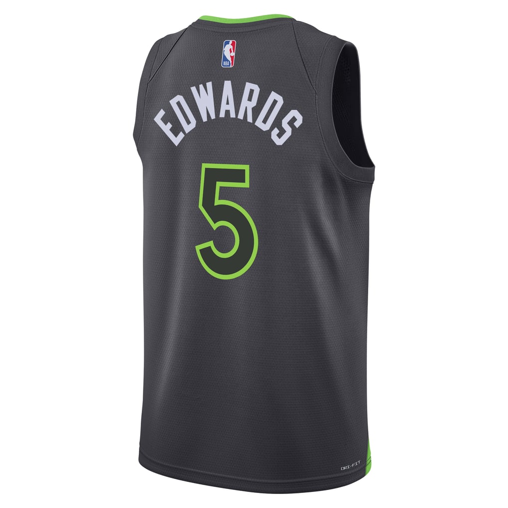 Jordan Brand Minnesota Timberwolves Anthony Edwards #5 Statement Edition Swingman Jersey – Dark Grey