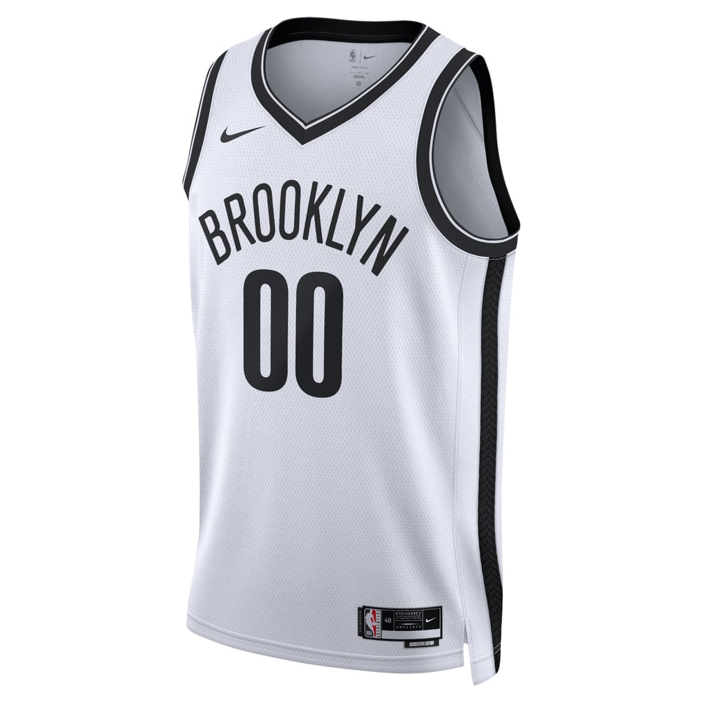 Nike Brooklyn Nets Custom Association Edition Swingman Jersey – White