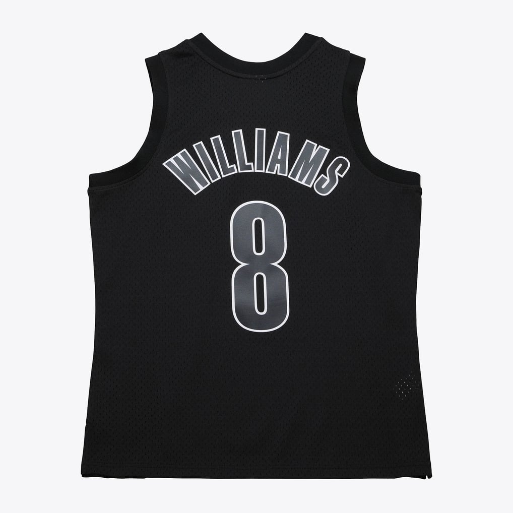 Mitchell & Ness Brooklyn Nets Deron Williams #8 Hardwood Classics Swingman Jersey – Black