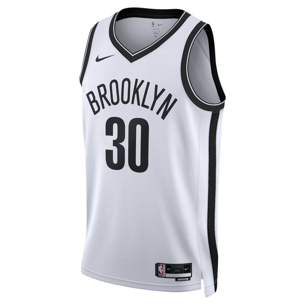 Nike Brooklyn Nets Julius Randle #30 Association Edition Swingman Jersey – White