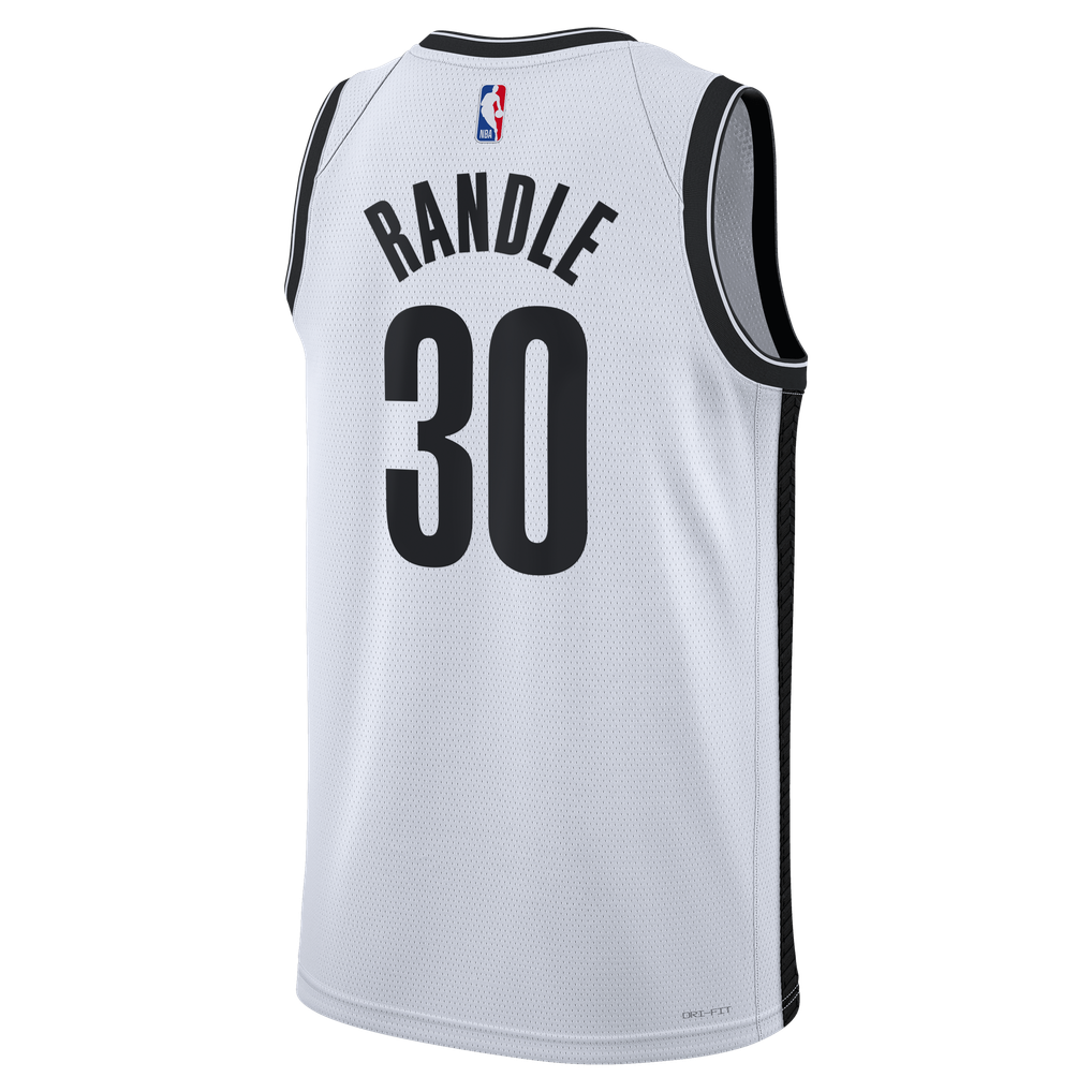 Nike Brooklyn Nets Julius Randle #30 Association Edition Swingman Jersey – White