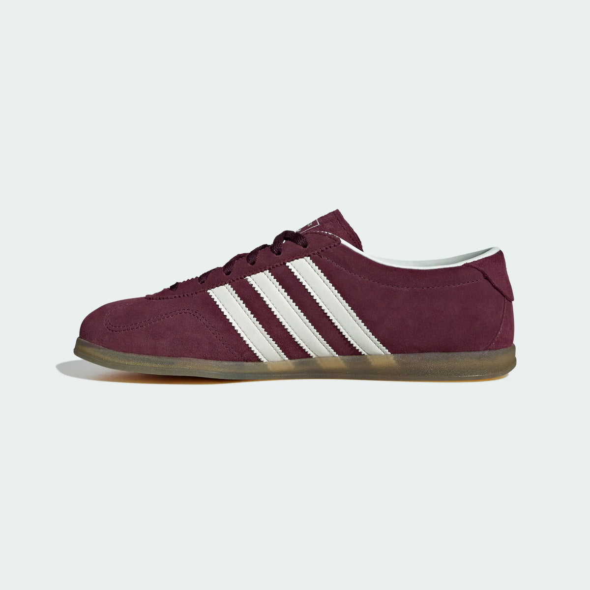 Adidas Originals – Burgundy / Off-White Suede Casual Sneakers