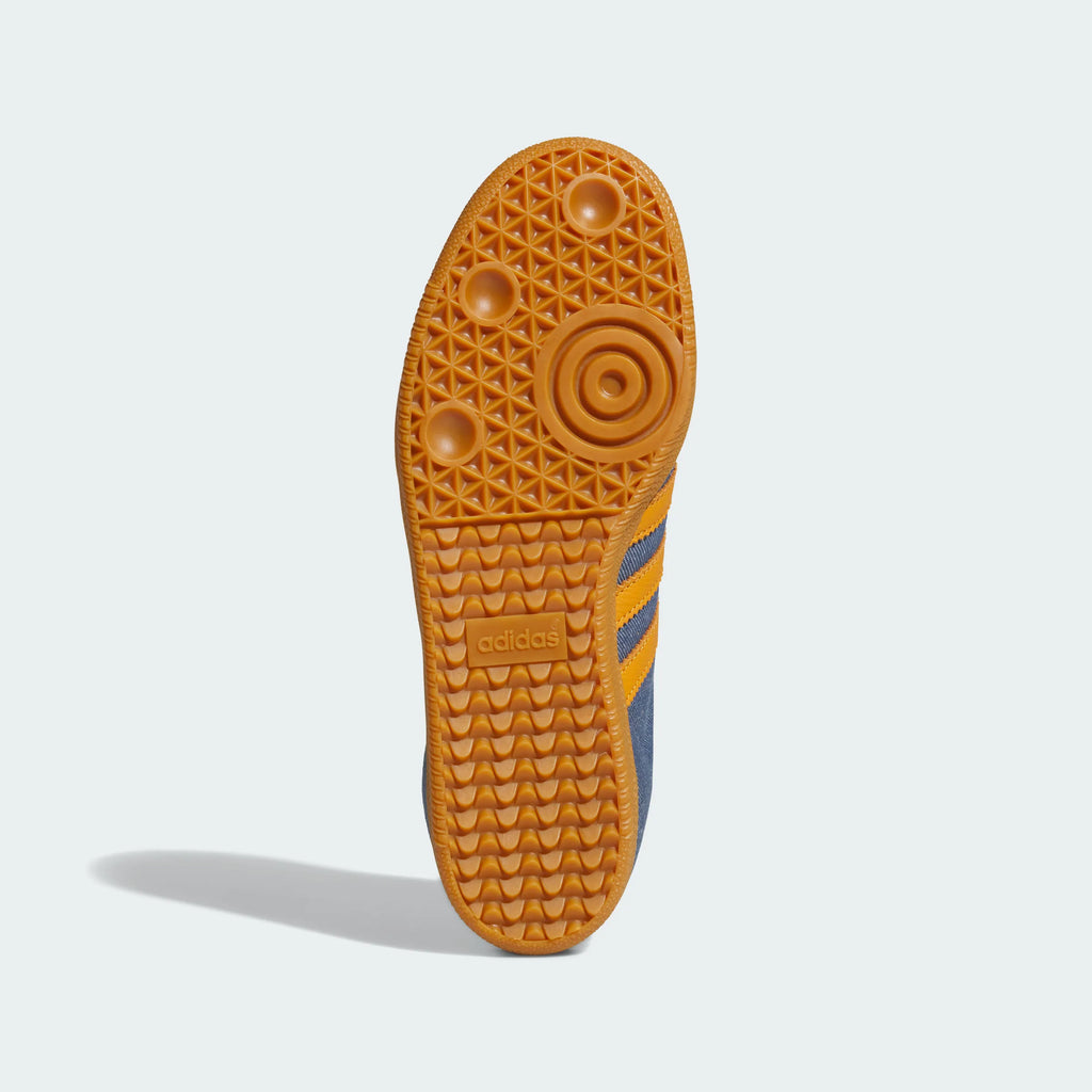 Adidas Originals – Denim Blue / Orange Suede Casual Sneakers