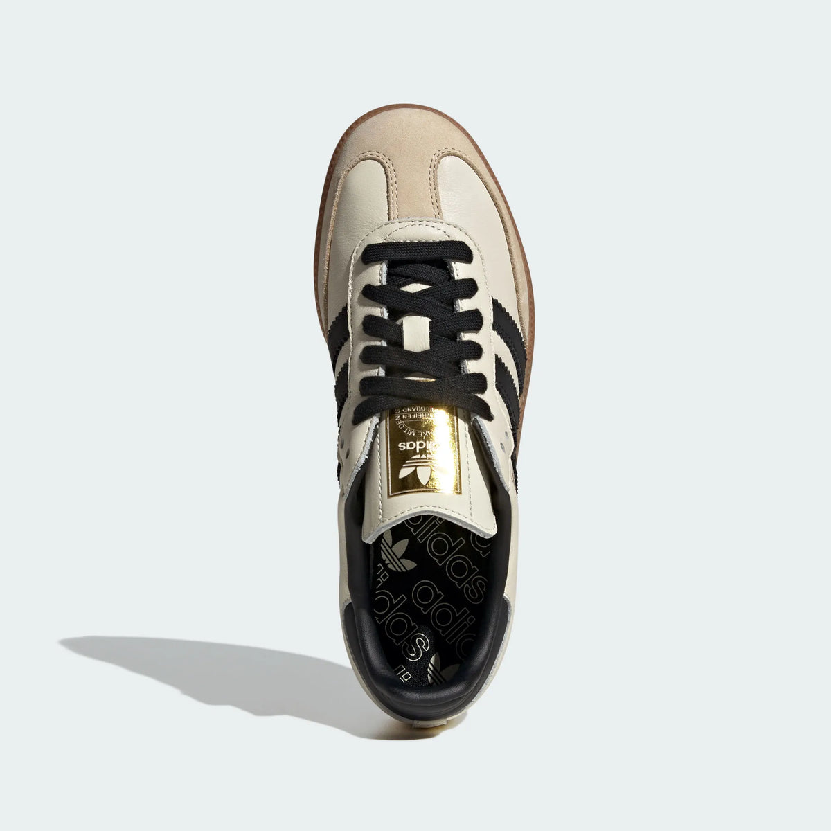Adidas Originals – Cream / /Black Leather Casual Sneakers