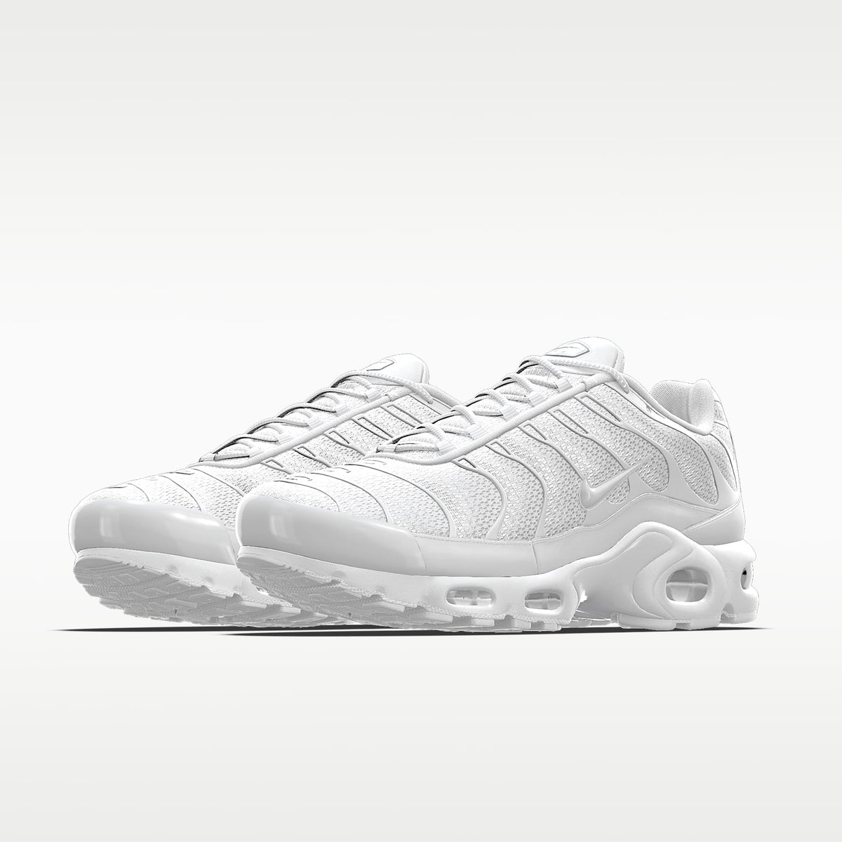 Nike Air Max Plus  —  Triple White