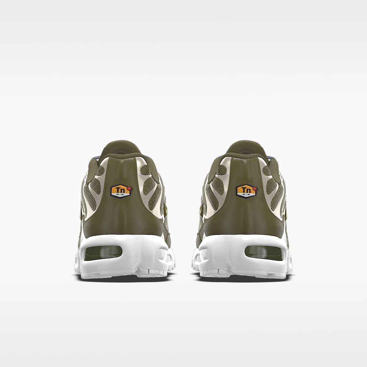 Nike Air Max Plus Olive Green / Metallic Silver / White