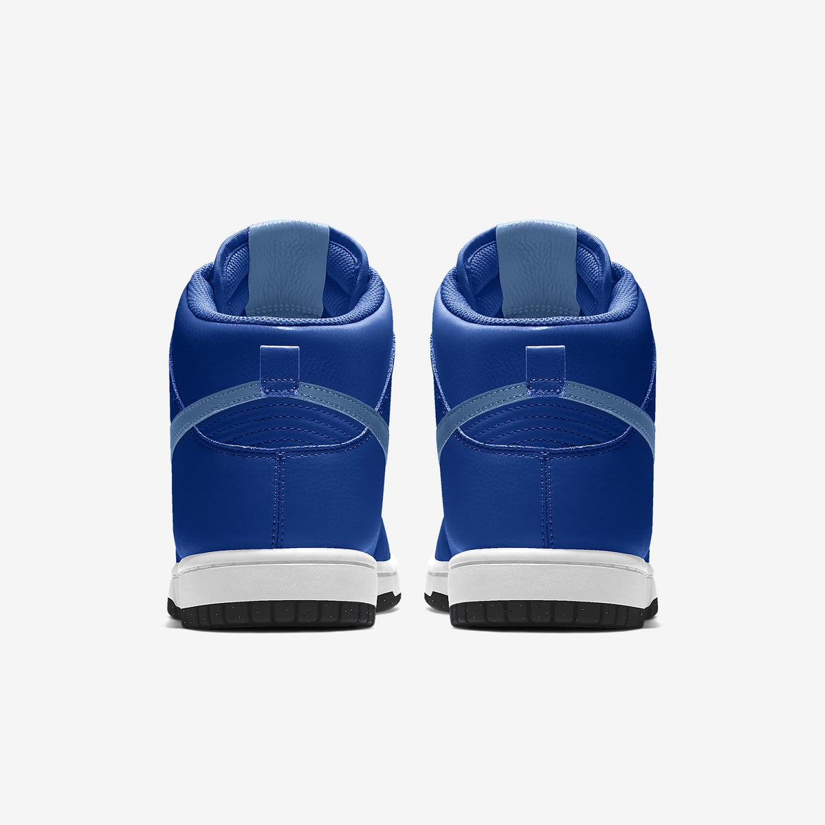 Nike Dunk High Royal Blue Light Blue Swoosh Sneakers