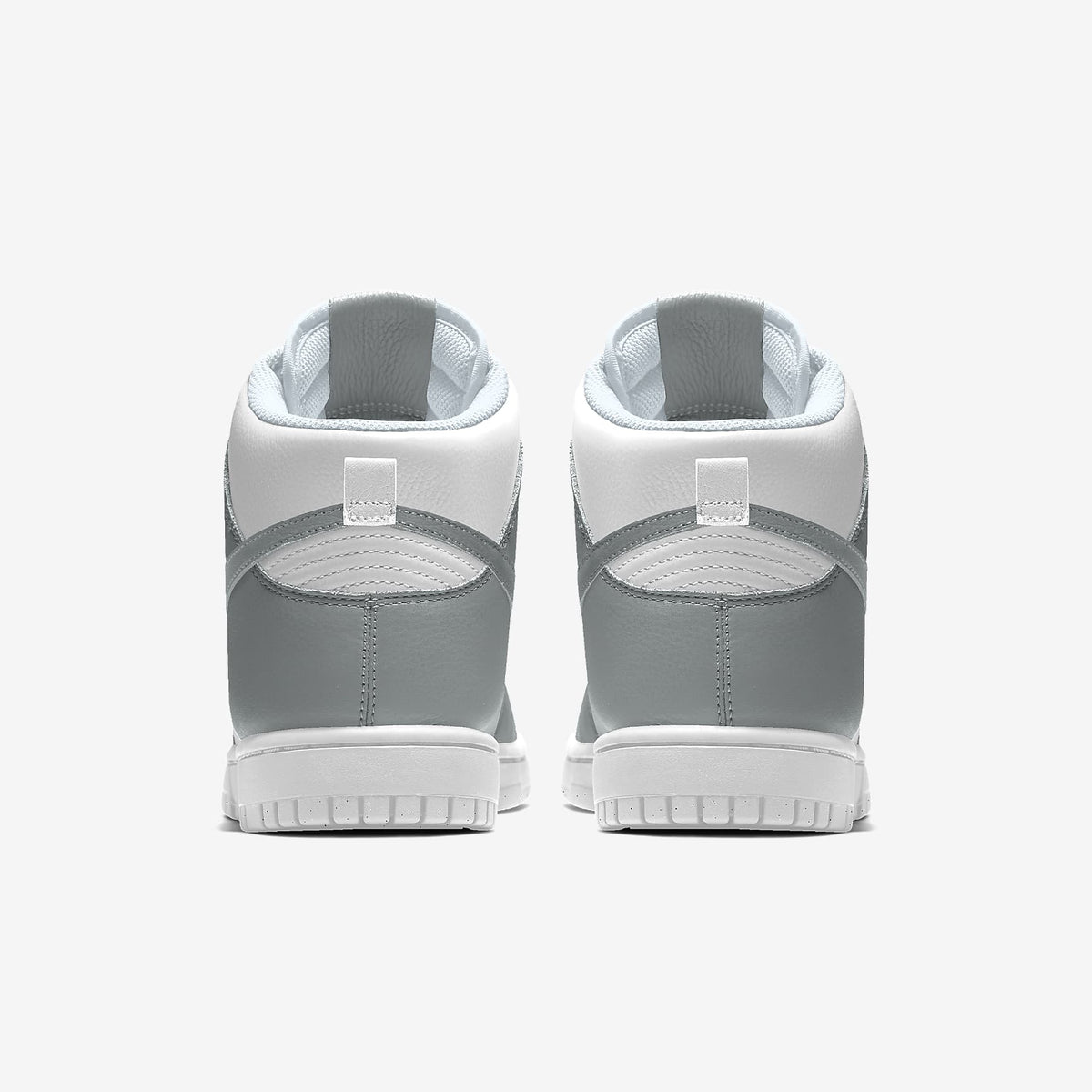 Nike Dunk High White Medium Grey Color-Block Sneakers