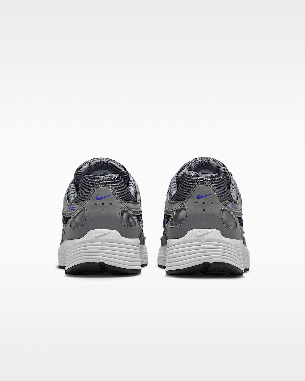Nike P-6000 – Grey / Black / Blue Mesh Athletic Sneakers