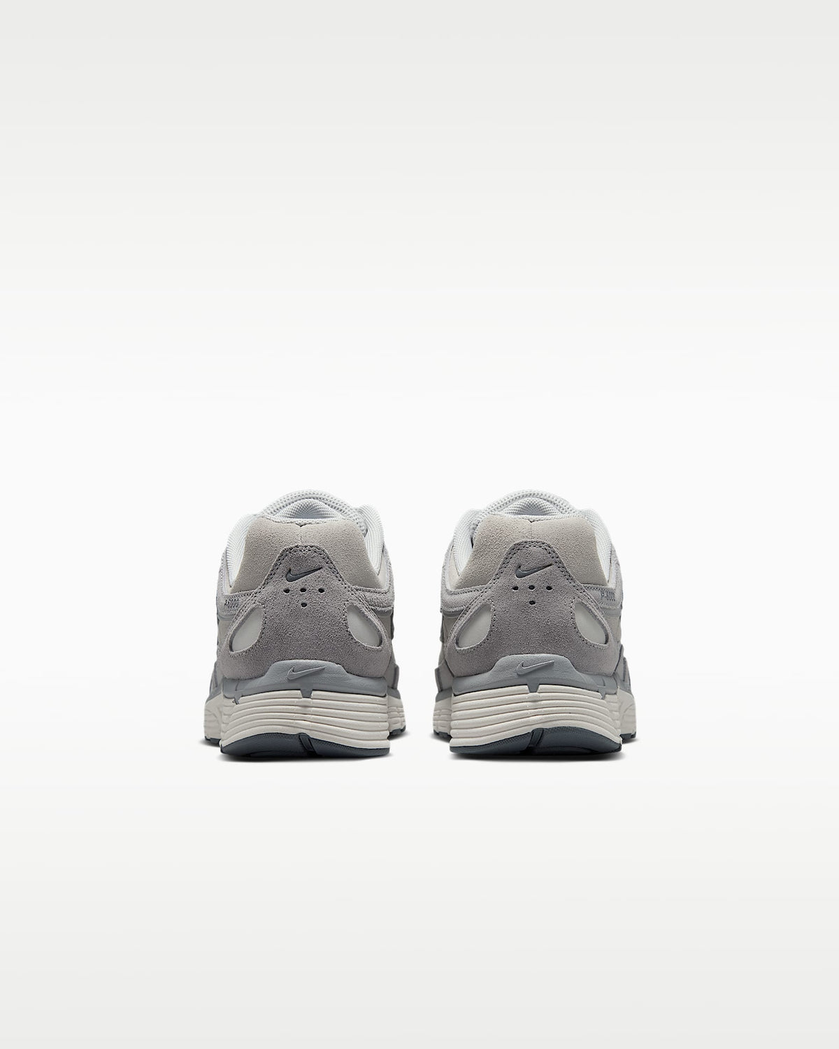 Nike P-6000 – Grey / White / Blue Mesh Athletic Sneakers