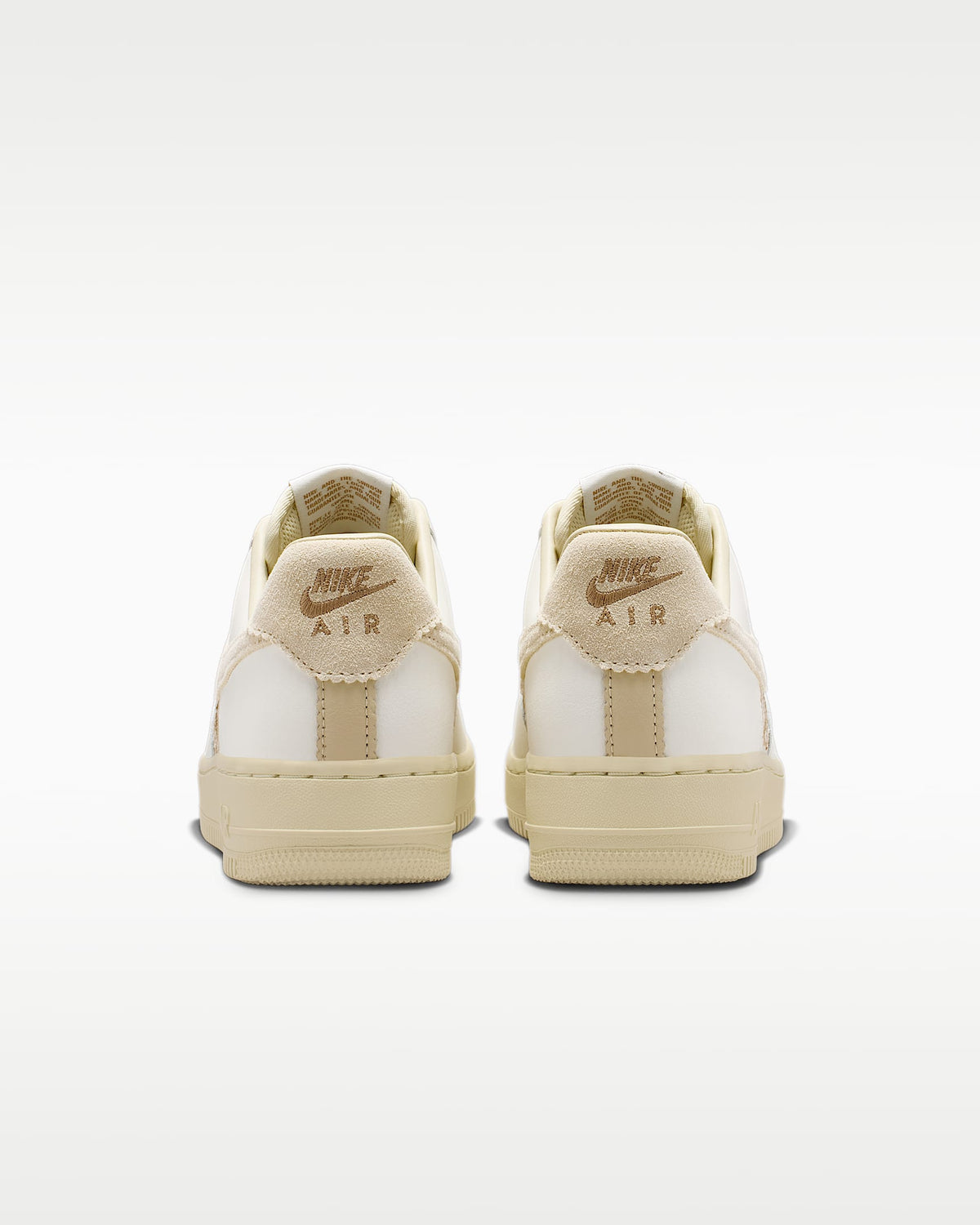 Nike Air Force 1 '07 Sail Beige Woven Embroidery Sneakers