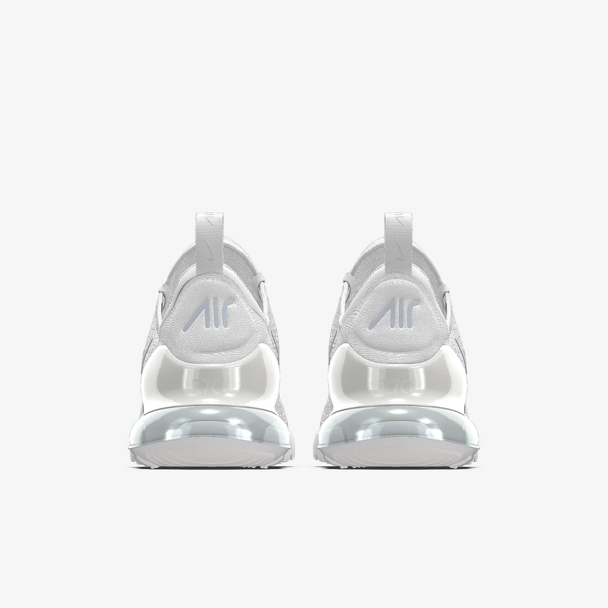 Nike Air Max 270 By You – Off-White/Silver Custom Sneaker