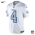 Nike Damar Hamlin #3 Buffalo Bills White Frosted Vapor F.U.S.E. Limited Jersey